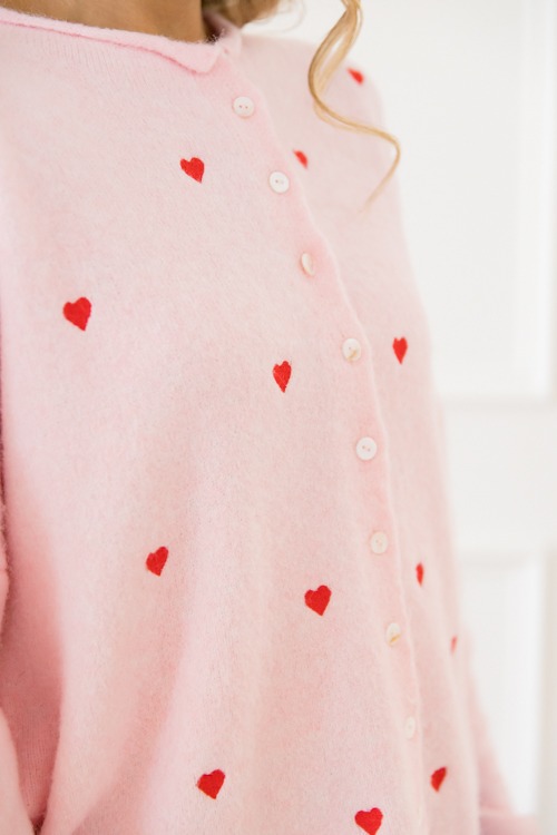 Heart Embroidery Button Sweater - 0110-265.jpg