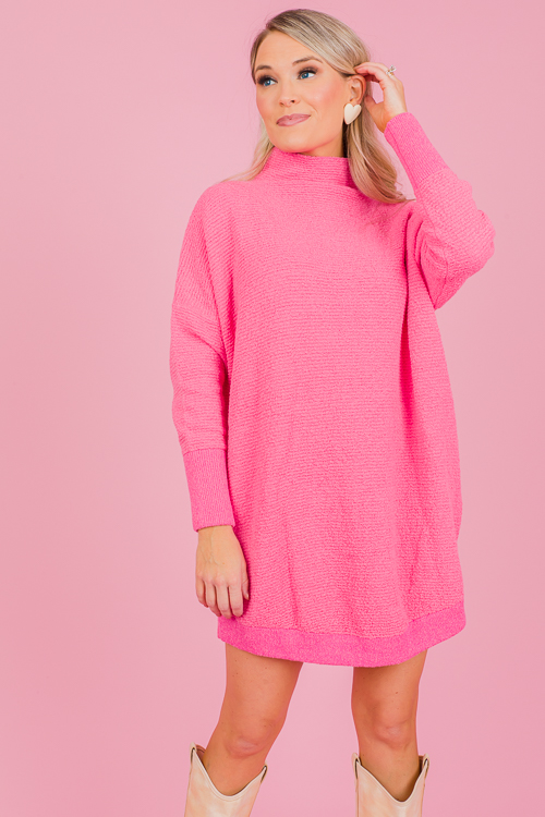 Mara Sweater Dress, Sunkissed Rose