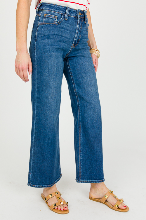 Ella Wide Leg Jeans, Dark