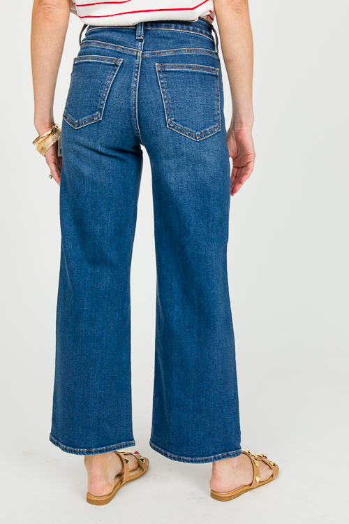 Ella Wide Leg Jeans, Dark