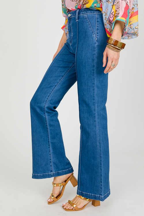 Center Seam Jeans, Dark Wash