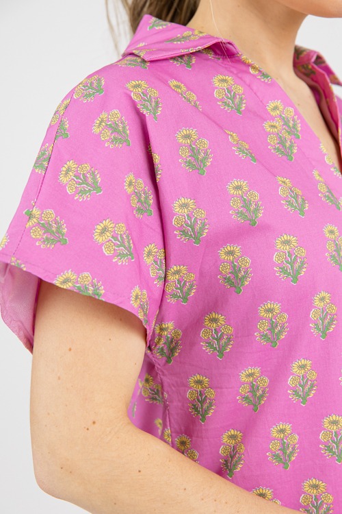 Block Print Collared Dress, Purple - 0206-42h.jpg