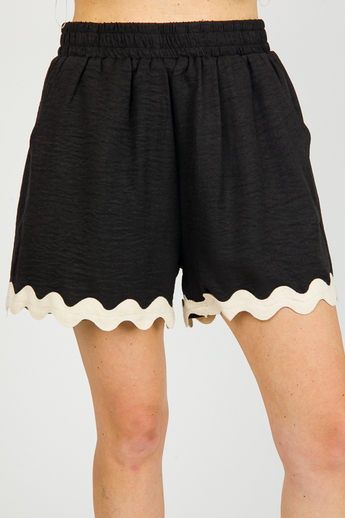 Ric Rac Trim Set, Black New Arrivals The Blue Door Boutique