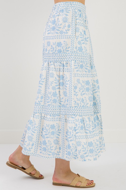 Printed Maxi Skirt, Ivory/Lt. Blue - 0219-85.jpg
