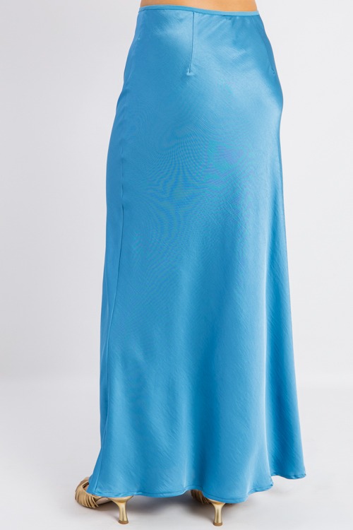 Satin Maxi Skirt, Blue - 0220-14.jpg