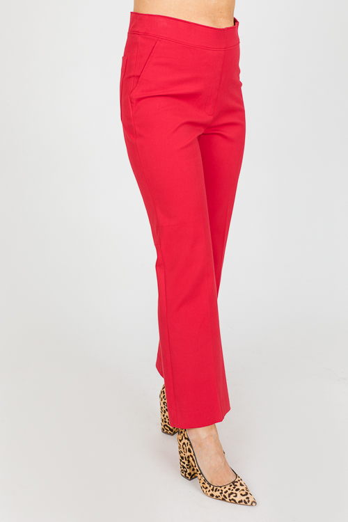 SPANX, Pants & Jumpsuits, Spanx The Perfect Pant Hirise Flare 2252 True  Red