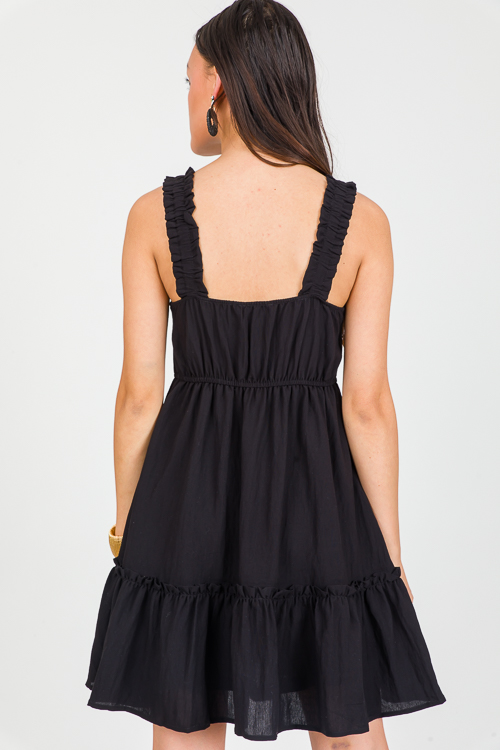 Ruthann Mini Dress, Black
