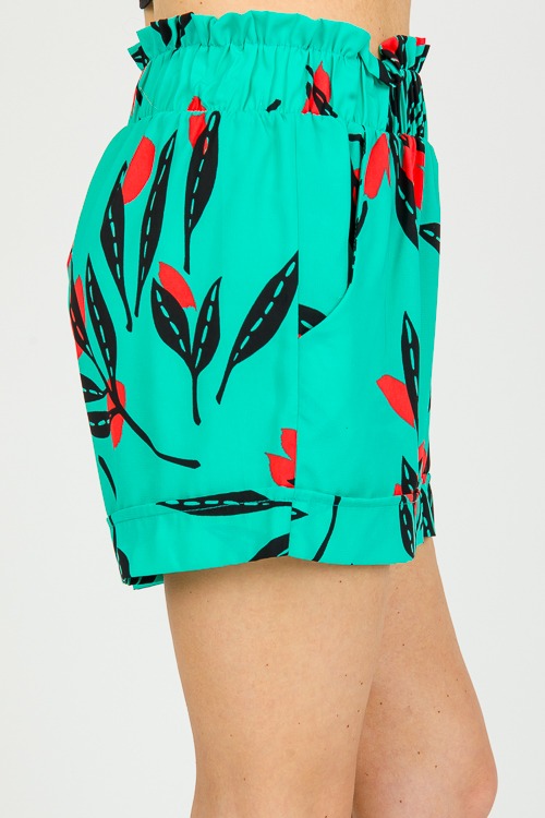 Leaf Pull-On Shorts, Mint - 0305-57.jpg