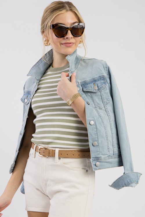 Striped Sweater Top, Sage - 0307-128p.jpg