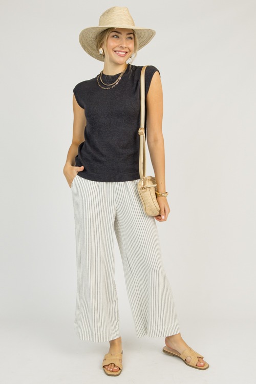 Linen Striped Pants, Ivory/Black - 0311-27.jpg