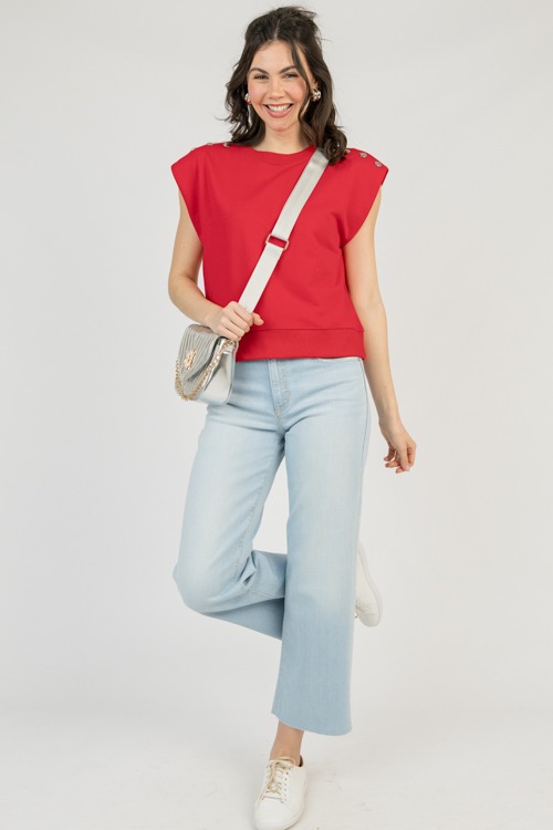 Studded Shoulders Top, Red - 0317-137-Edit.jpg