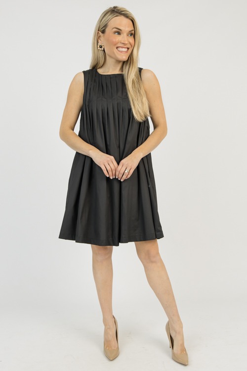 Pippa Pleated Dress, Black - 0318-133.jpg