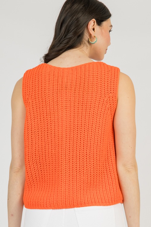Button Up Sweater Tank, Papaya - 0318-27.jpg