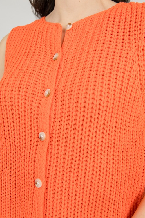 Button Up Sweater Tank, Papaya - 0318-28.jpg