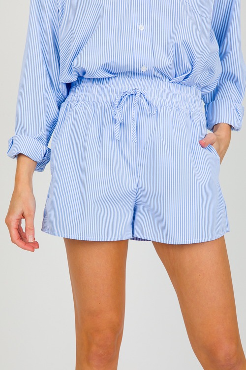 Striped Shorts Set, Blue - 0318-33h.jpg