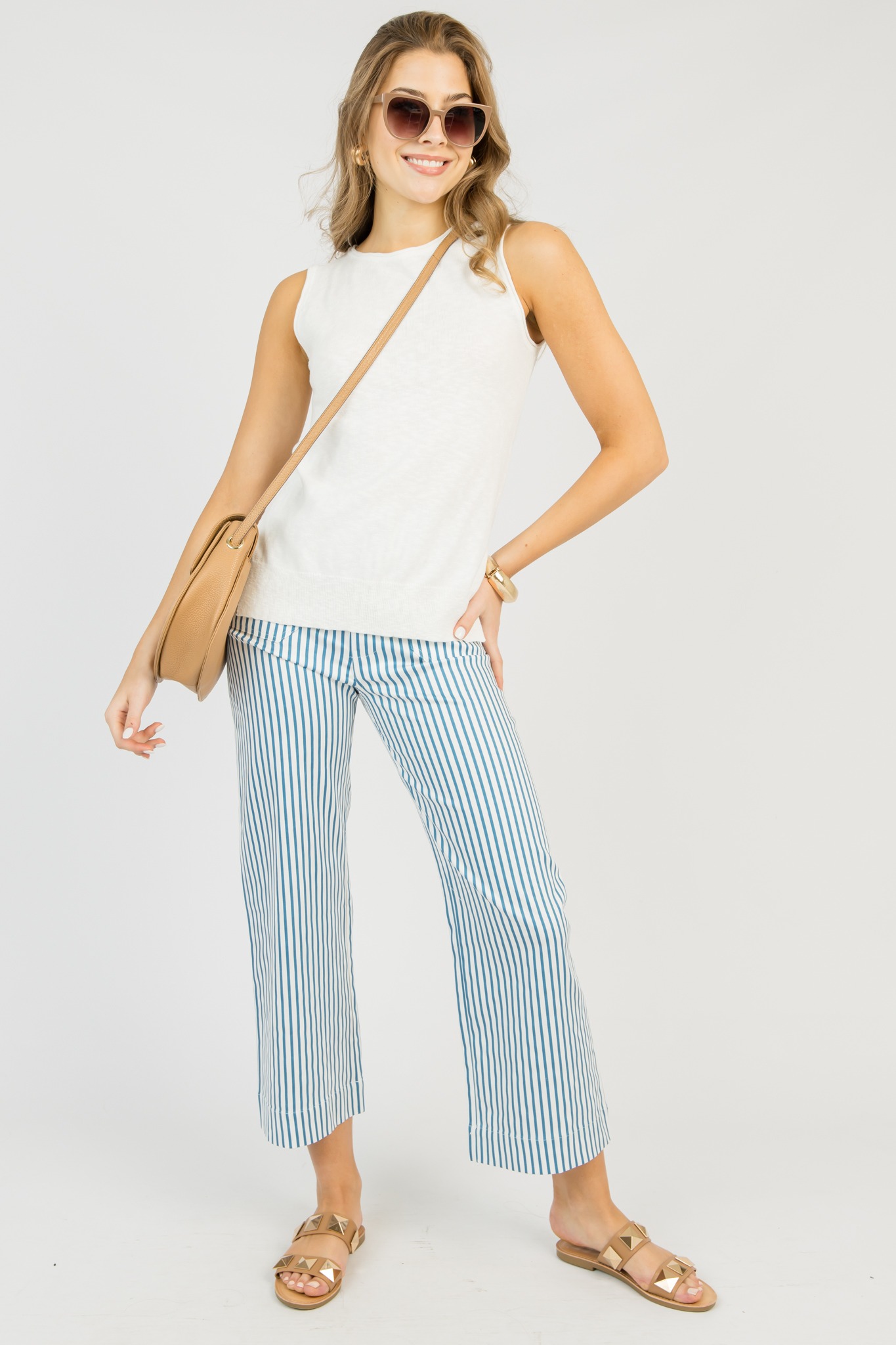 Stripe Patch Pocket Pants, Blue - 0320-63.jpg