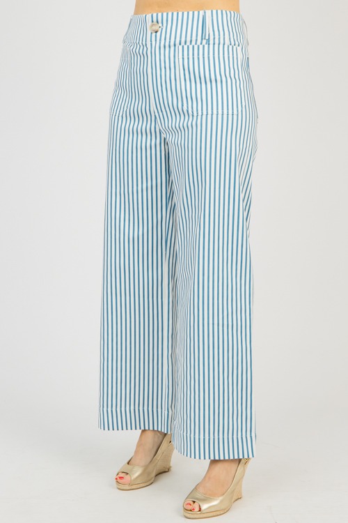Stripe Patch Pocket Pants, Blue - 0320-70.jpg