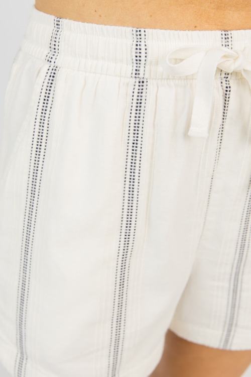 Textured Stripes Shorts, Ivory - 0321-84.jpg