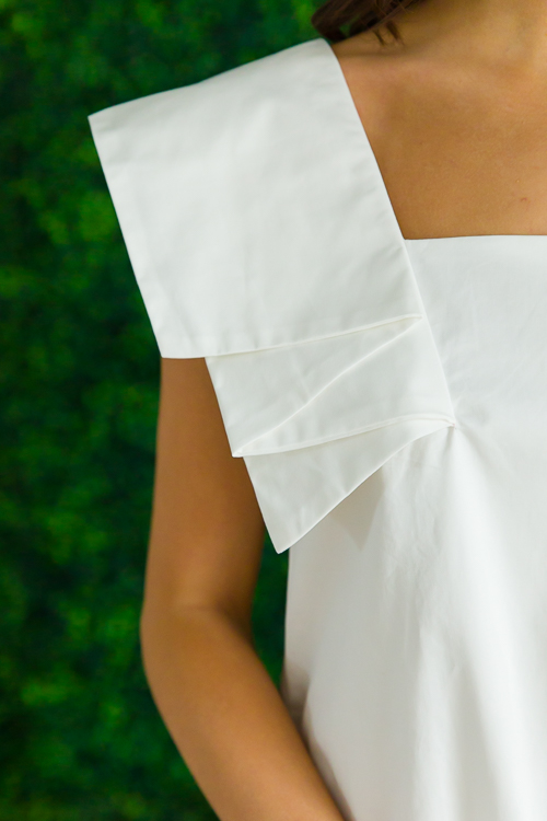 Paper Rings Dress, White