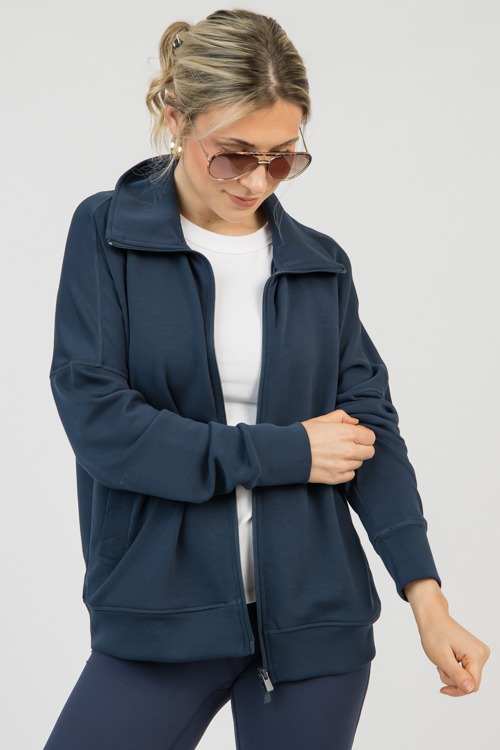 Modal-Blend Zip Jacket, Dk. Navy - 0331-125.jpg