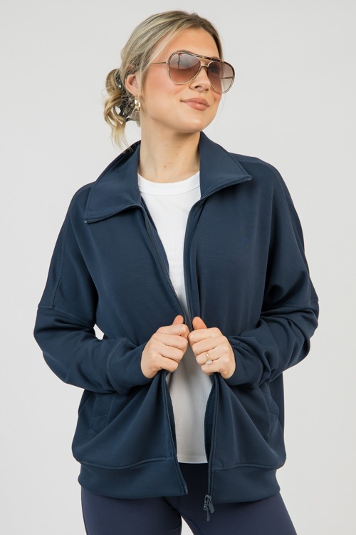 Modal-Blend Zip Jacket, Dk. Navy - 0331-126.jpg