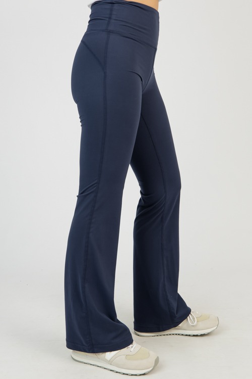 Butter Flare Yoga Pants, Navy - 0331-133.jpg
