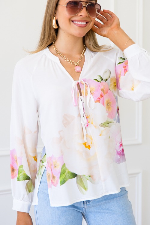 Bouquet Beauty Top, White Floral - 0403-2h.jpg