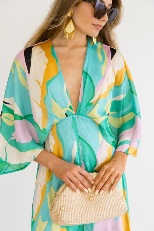 Gold Flower Post Earrings - 0409-4.jpg