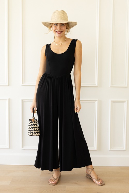 Stretchy Rib Knit Jumpsuit, Black - 0421-44p.jpg