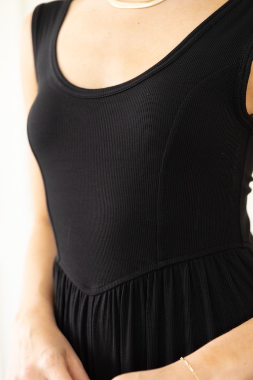 Stretchy Rib Knit Jumpsuit, Black - 0421-45h.jpg