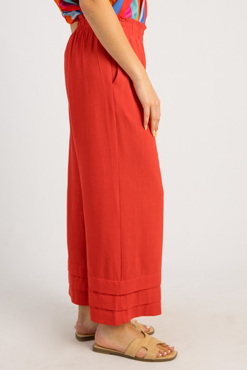 Pleat Detail Linen Pants, Poppy - 0502-129.jpg