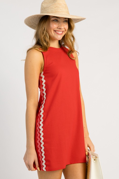 Seeing Double Ric Rac Dress, Tomato - 0502-155.jpg