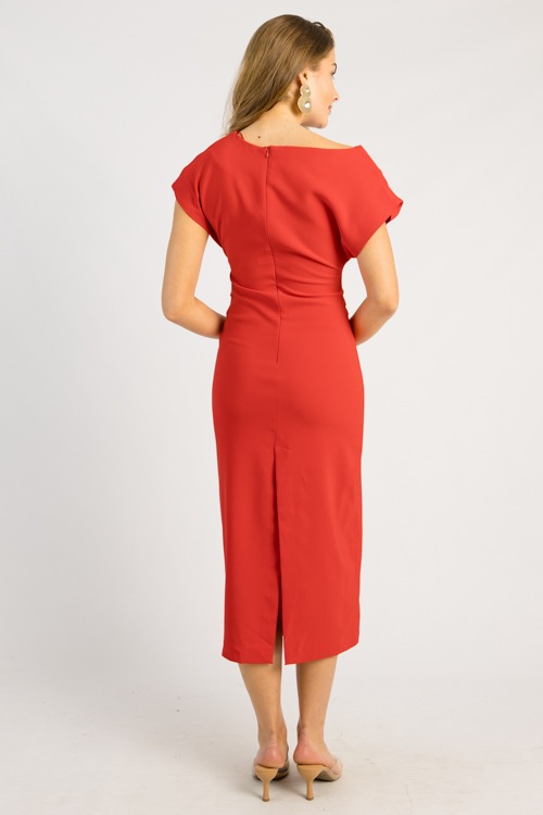 Pleated Waist Midi, Red - 0502-75.jpg
