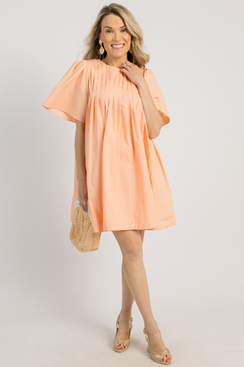 Papaya Pleated Dress - 0506-33.jpg