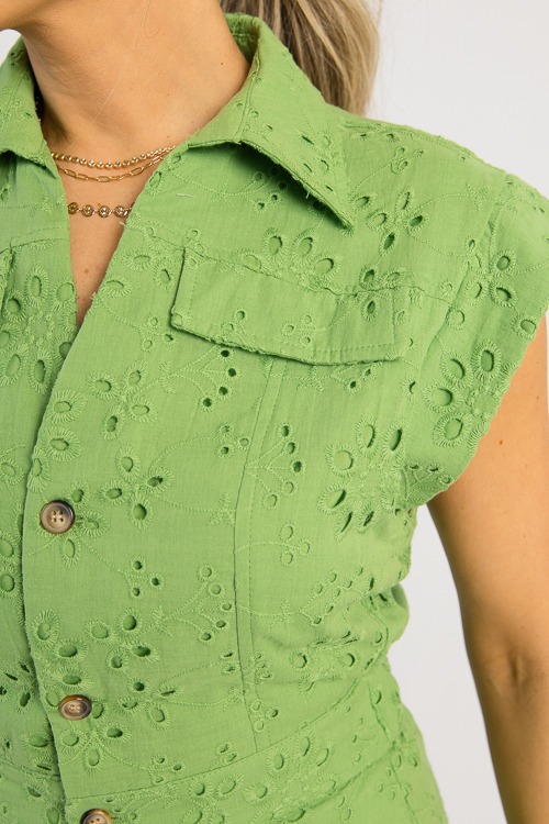 Eyelet Button Romper, Sage - 0507-3.jpg