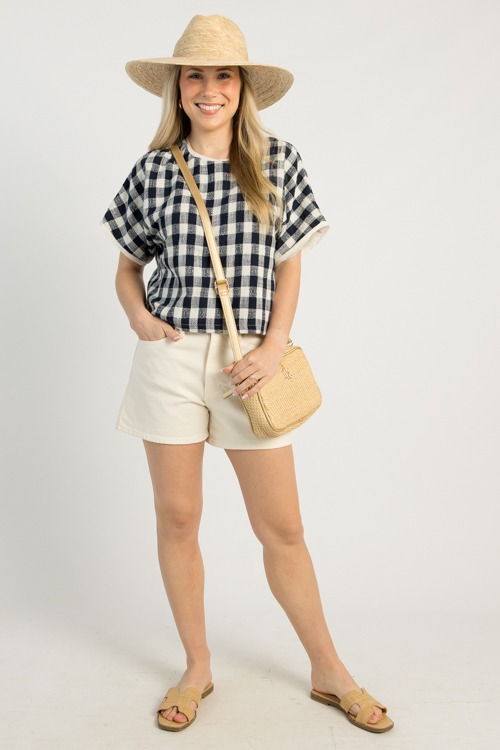 Gingham Tweed Top, Navy - 0508-141.jpg