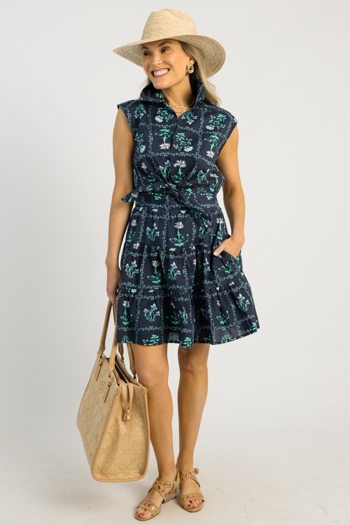 Daisy Tie Front Dress, Navy - 0508-5.jpg