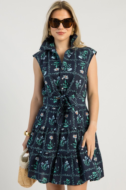 Daisy Tie Front Dress, Navy - 0508-6.jpg