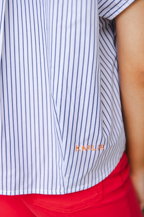 Classic Stripe Oversized Top, White - 0509-159.jpg