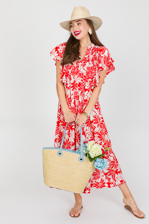 Donna Maxi, Red Floral