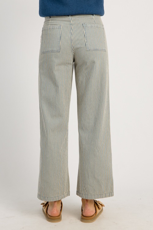 Striped Wide Leg Pants, Blue - 0513-106.jpg