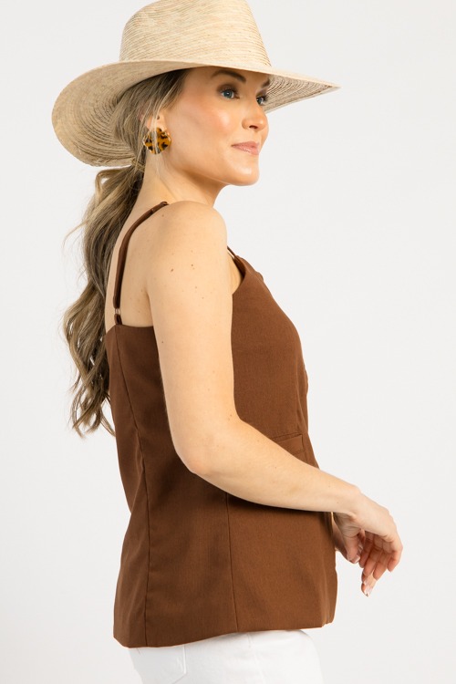 Button Up Vest Tank, Chocolate - 0515-6.jpg