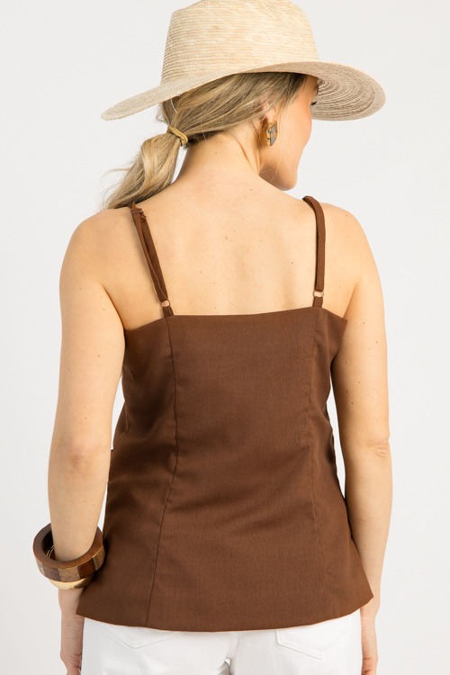 Button Up Vest Tank, Chocolate - 0515-7.jpg