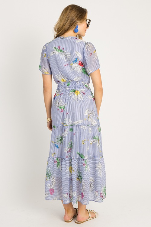Tropic Blooms Stripe Maxi, Blu - 0528-32.jpg