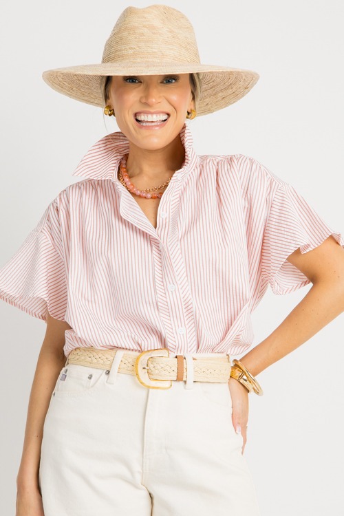 Hi-Lo Stripe Shirt, Lt. Coral - 0530-159.jpg