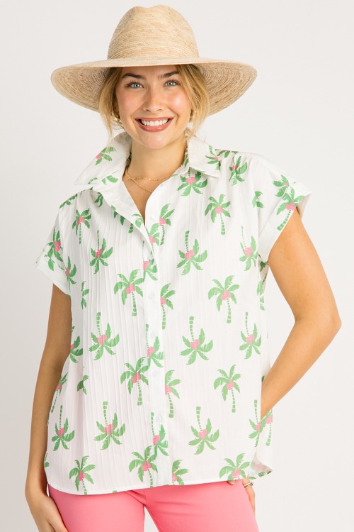 Palm Tree Button Up, White/Gree - 0602-27.jpg