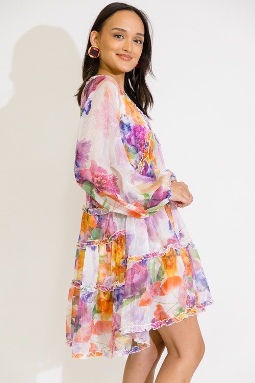 Ruffle Tier Floral Dress, Multi - 0604-36.jpg