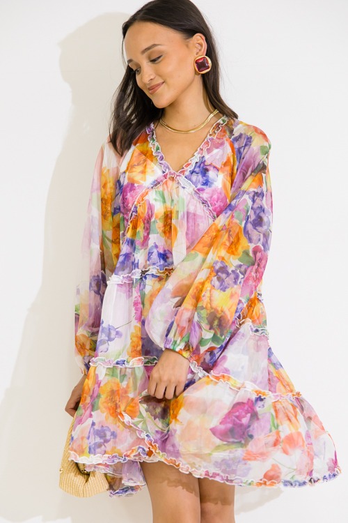 Ruffle Tier Floral Dress, Multi - 0604-38.jpg