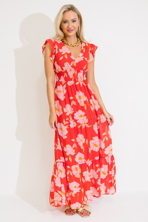 Smock Waist Floral Maxi, Red - 0609-29h.jpg