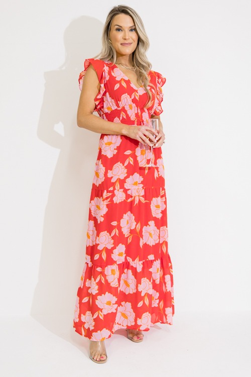 Smock Waist Floral Maxi, Red - 0609-33.jpg